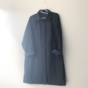 polka dot rain jacket